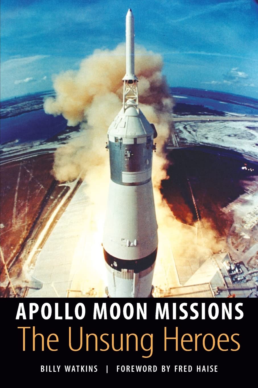 The cover of the book Apollo Moon Missions by Billy Watkins