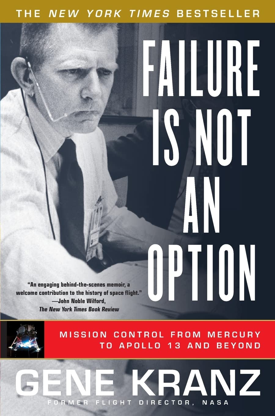 The cover of the book Failure Is Not an Option by Gene Kranz