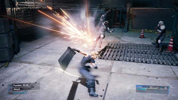 A screenshot of Final Fantasy VII Remake