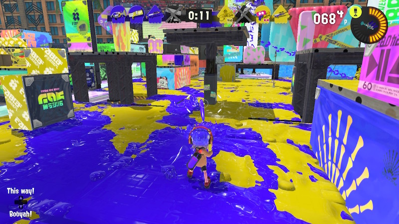 A screenshot of Splatoon 3