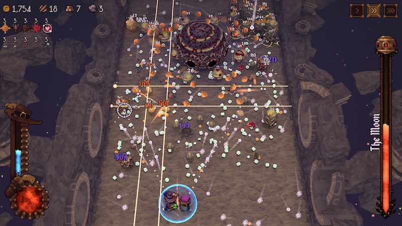 A screenshot of Ball x Pit