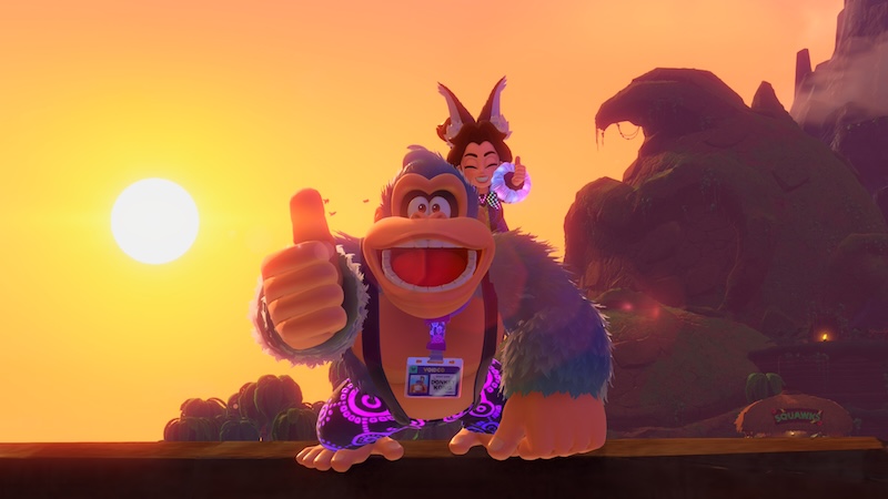 A sceenshot of Donkey Kong Bananza
